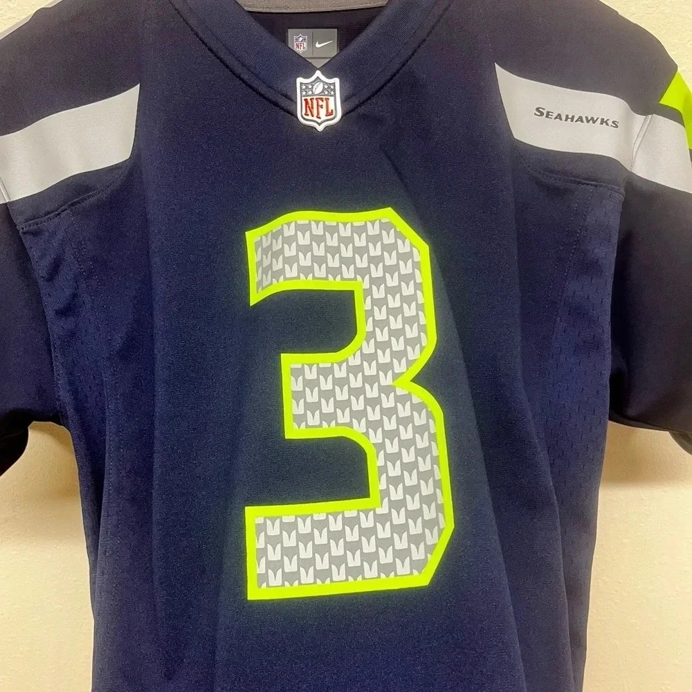 Nike NFL Seahawks Jersey #3 Wilson